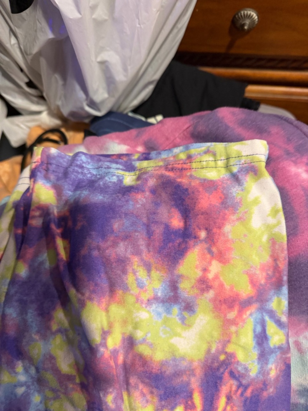 Terra & Sky Tie-Dye Sweatpants - Purple, Pink & Lime